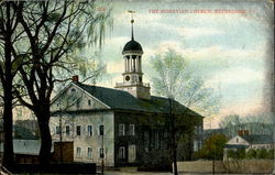 The Moravian Church Bethlehem, PA Postcard Postcard