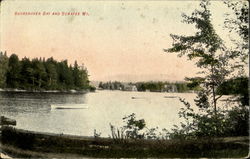 Burkehaven Bay And Sunapee Mountain Postcard