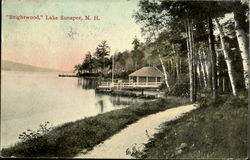 Brightwood, Lake Sunapee Postcard