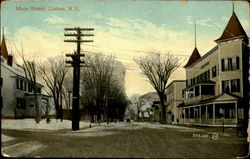 Main Street Lisbon, NH Postcard Postcard