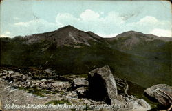 Mt. Adams & Madison From Mt. Washington Carriage Road Mt. Adams & Madison From Mt. Washington Carriage Road