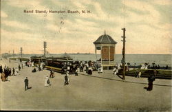 Band Stand Hampton Beach, NH Postcard Postcard