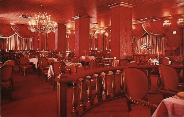 Interior View of Le Palais French Restaurant Atlantic City New Jersey