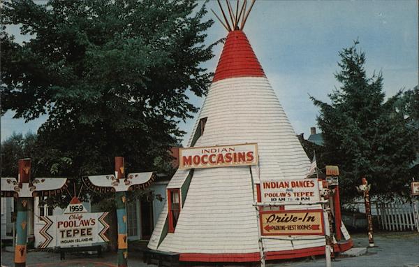 Chief Poolaw's Teepee and Gift Shop Old Town Maine