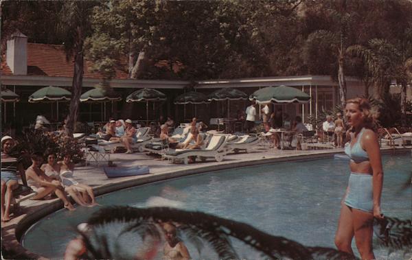 Swimming Pool at the Hotel Bel-Air Los Angeles California