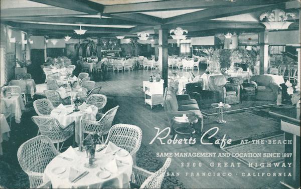Robert's Cafe At The Beach San Francisco California
