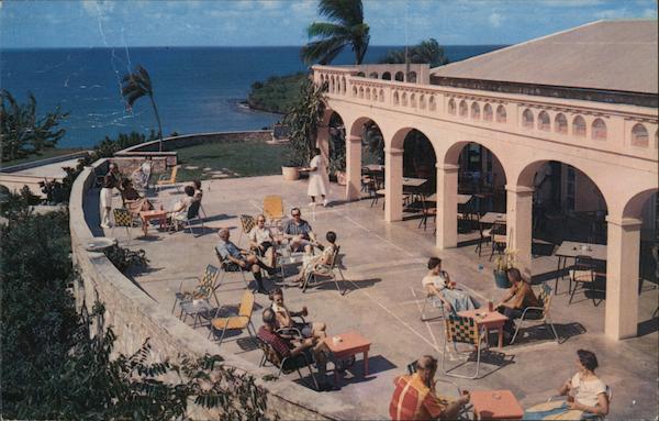 Dining and Cocktail Terrace at The Buccaneer Christiansted St. Croix Virgin Islands