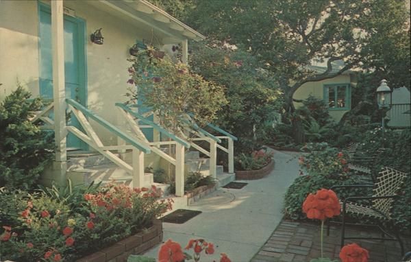 Oak Tree Lodge Carmel, CA Postcard