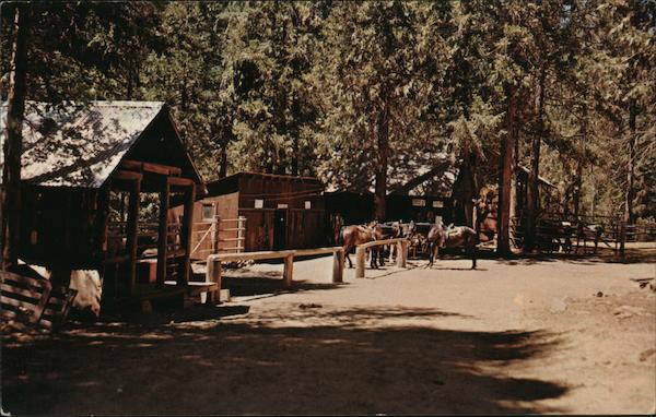 The Corral at Trinity Alps Resort Lewiston California