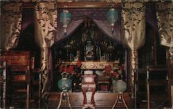 Decorated Altar of Main Temple, Daifukuji Soto Mission Postcard