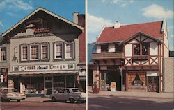 Larson Drugs & Anna's Fashion Postcard