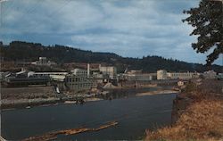 West Linn Division, Crown-Zellerbach Pulp and Paper Mill Oregon Postcard Postcard Postcard