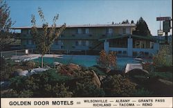 Golden Door Motels - West Coast Lodging Postcard