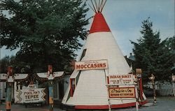 Chief Poolaw's Teepee and Gift Shop Postcard