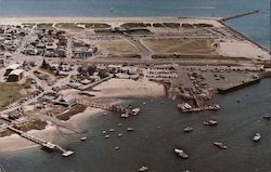 Fishing Harbor and State Park Postcard