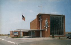 Our Lady of the Skies Roman Catholic Chapel Postcard