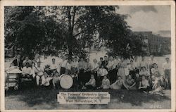 The Patients' Orchestra Group at New York State Reconstruction Home Postcard