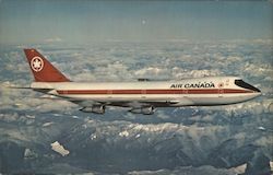 Boeing 747 Aircraft Postcard Postcard Postcard