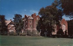 Women's Quadrangle (1888 to 1948), Main Hall - Grinnell College Iowa Postcard Postcard Postcard