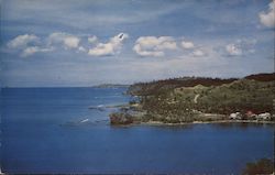 Scenic Coastline as Seen From Santa Soledad Fort Above Umatac Bay Postcard