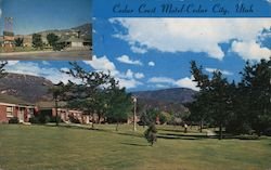 Cedar Crest Motel Cedar City, UT Postcard Postcard Postcard