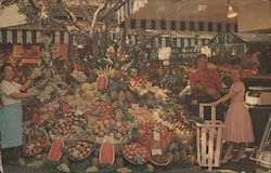 Farmers Market Fruit and Produce Los Angeles, CA Postcard Postcard Postcard