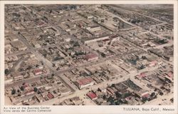 Air View of the Business Center Postcard