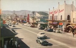 Main Street Curio Shops Postcard