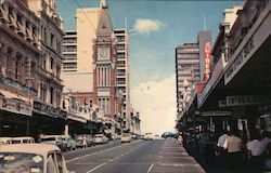 Barrack Street Perth, Australia Postcard Postcard Postcard