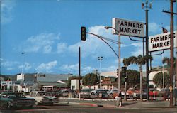 World Famous Los Angeles Farmers Market Postcard