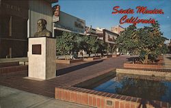 Santa Monica Mall California Jay Jossman Postcard Postcard Postcard