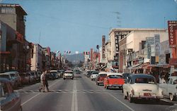 Santa Monica - Looking North on Third Postcard