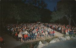 Camp Fire Theatre in Pfeiffer Big Sur State Park on California State Highway #1. Big Sur Lodge Postcard