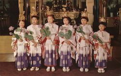 Temple Children, Seattle Buddhist Church Washington Max R. Jensen Postcard Postcard Postcard