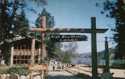 San Moritz Club - Lake Gregory Crestline, CA Postcard Postcard Postcard