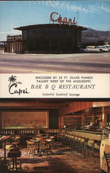 Capri Bar B Q Restaurant Morgan Hill, CA L.E. Lindholm Postcard Postcard Postcard