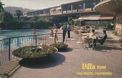 Villa Hotel, pool Postcard