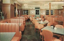 Dining Room of the Capitol Restaurant Postcard