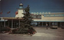 The Beacon Motor Hotel Postcard