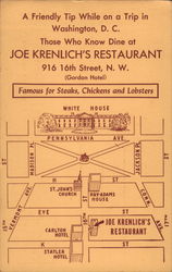 Joe Krenlich's Restaurant Postcard