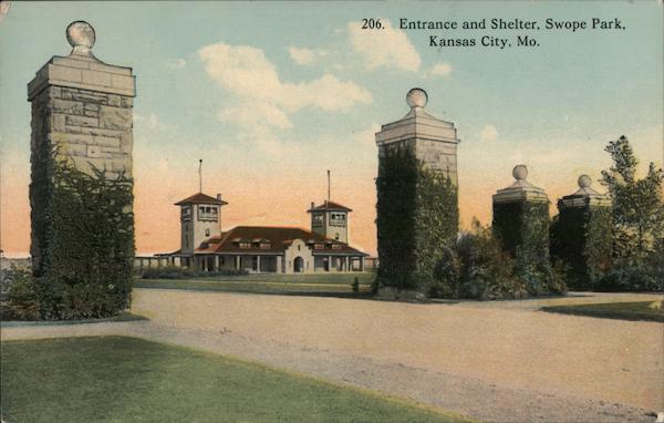 Entrance and Shelter, Swope Park Kansas City Missouri