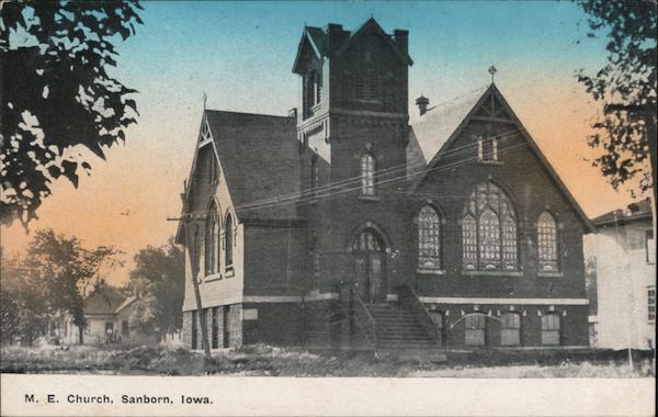 M. E. Church Sanborn Iowa