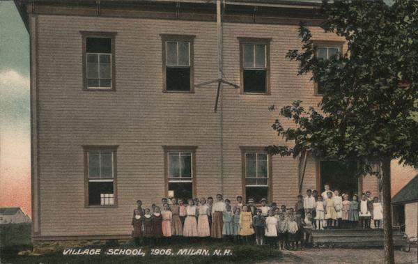 Village School, 1906 Milan New Hampshire