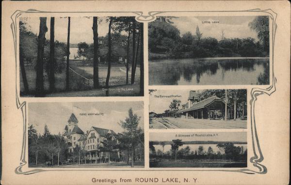 Greetings from Round Lake, N. Y. New York