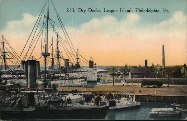Dry Docks, League Island Philadelphia Pennsylvania