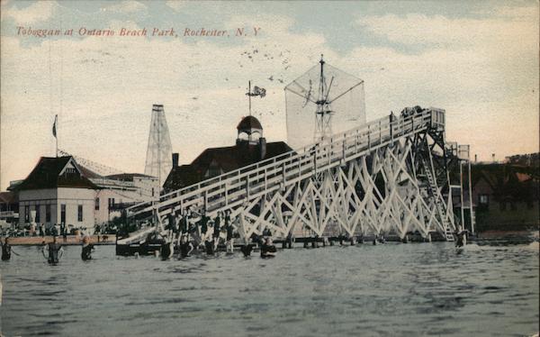 Toboggan at Ontario Beach Park Rochester New York