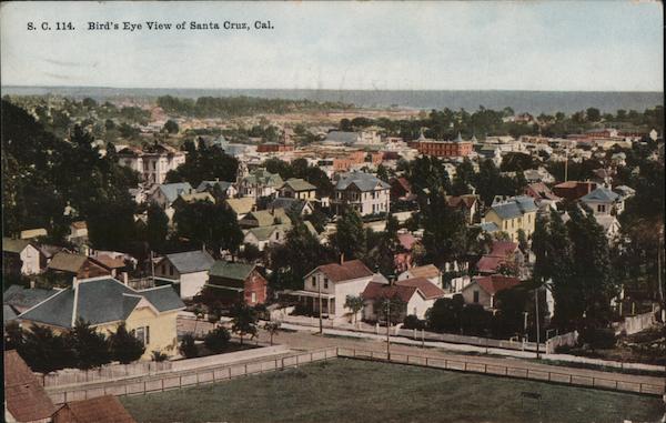 Bird's Eye View of Santa Cruz California