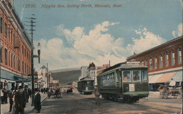 Higgins Avenue looking North Missoula Montana