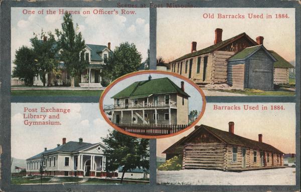 Scenes at Fort Missoula Montana