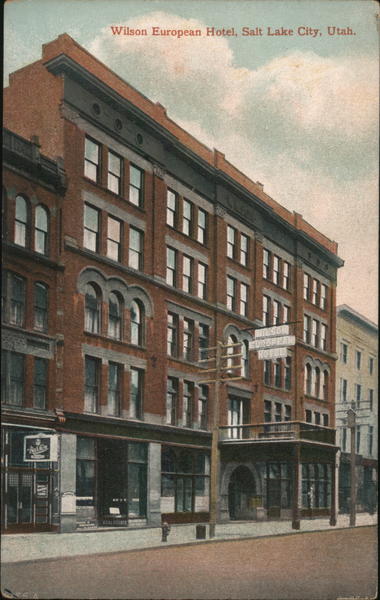 Wilson European Hotel Salt Lake City Utah